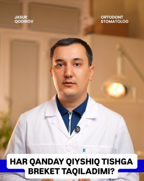 Tishlar qiyshiq lekin sogʻlom boʻlsa breket taqish shartmi?